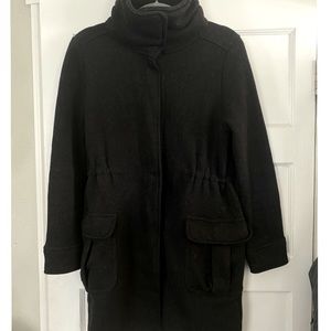 No longer wear anymore, but a super great coat!!